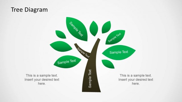 Tree Diagram Illustration for PowerPoint