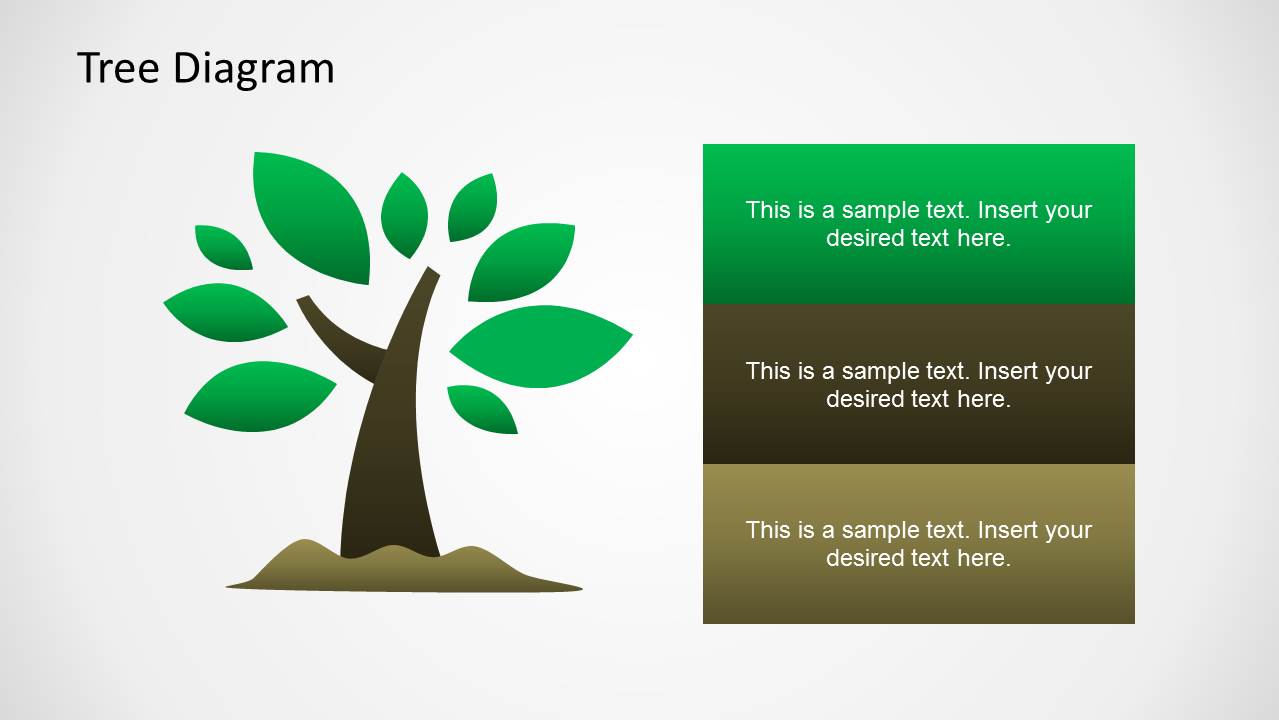 Tree Diagram Illustration for PowerPoint - SlideModel