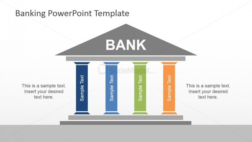 Bank Establishment PowerPoint Slide 
