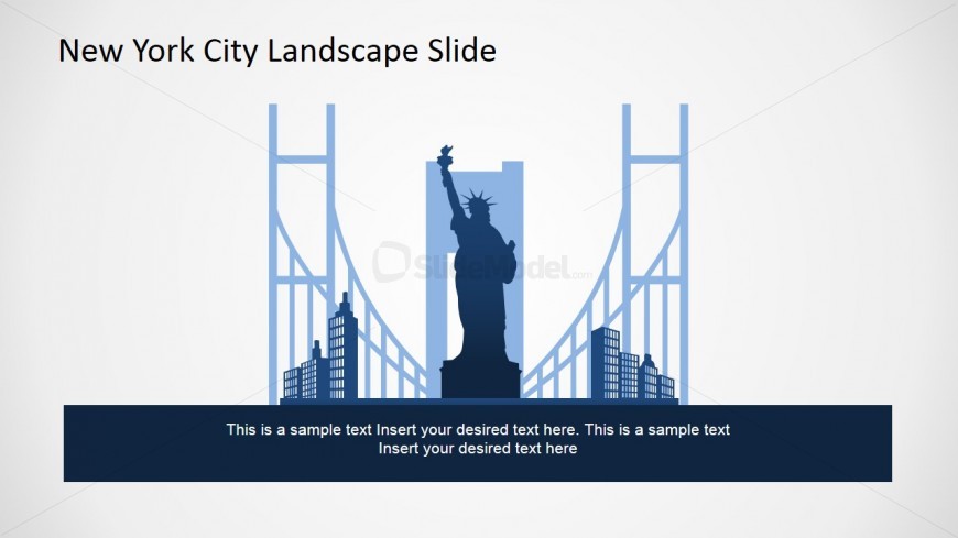 PowerPoint New York City Silhouette Symbols