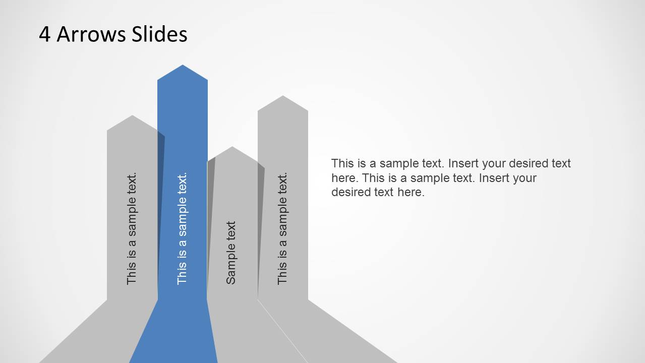 4 Arrows Template for PowerPoint - SlideModel