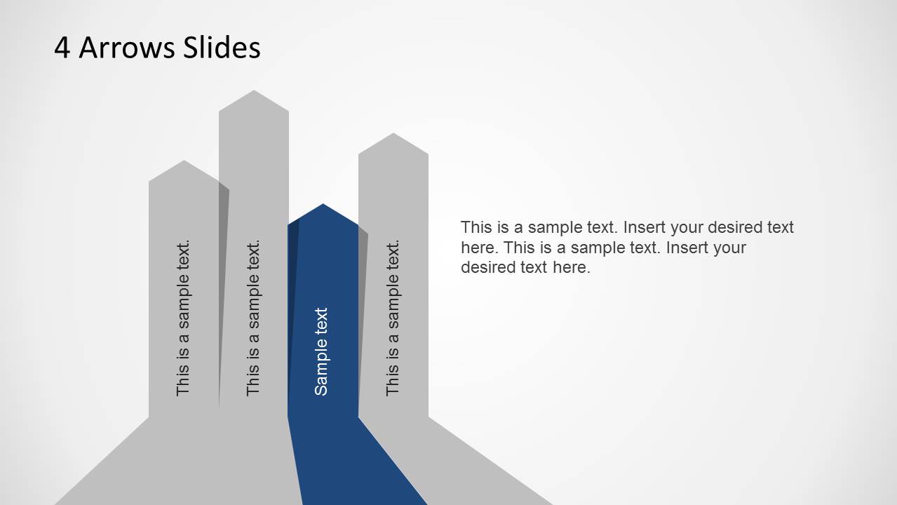 4 Arrows Template for PowerPoint - SlideModel