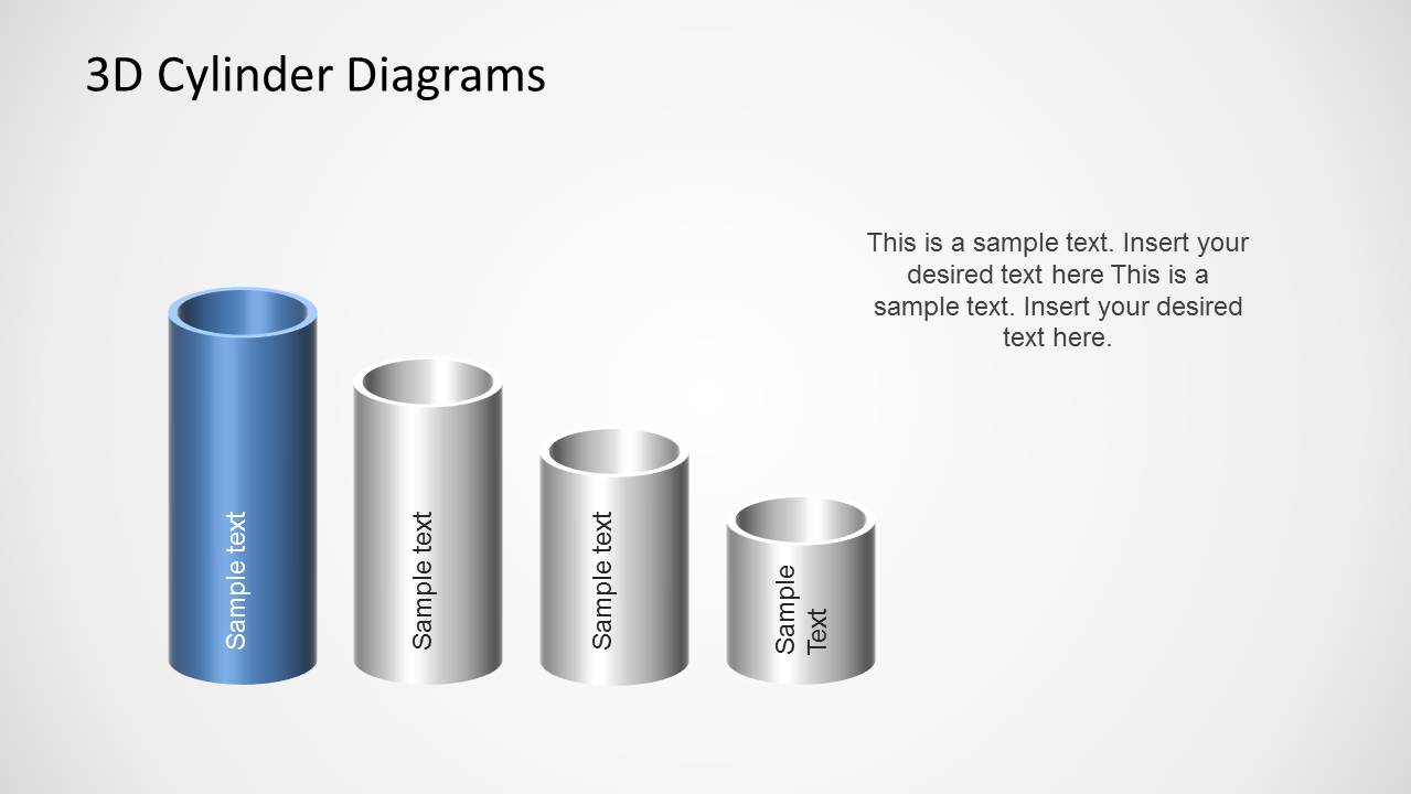 3D Cylinder Shapes for PowerPoint - SlideModel