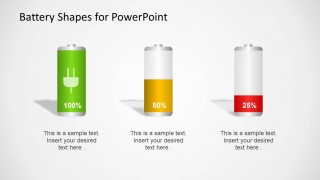 Multi-level Battery Shapes for PowerPoint