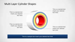 Multi Layered 3D Cylinder Shape for PowerPoint