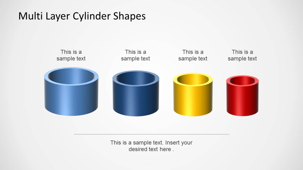 Layered Cylinder Diagrams for PowerPoint - SlideModel