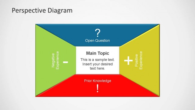 Perspective Diagram PowerPoint Teamplate