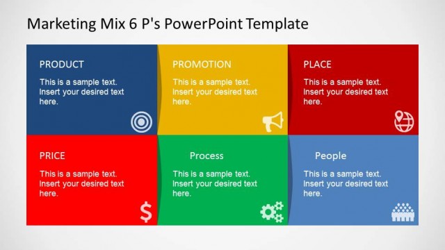 Marketing Mix PowerPoint Comparison Table
