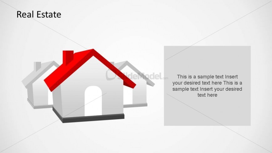 PowerPoint Clipart House in 3D