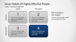 Seven Habits of Highly Effective People - Habit Three ppt Template