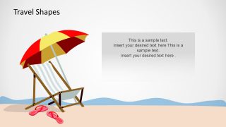 Beach Theme Clipart Slide Design