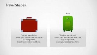 Travel Shapes Bag Luggage Slides