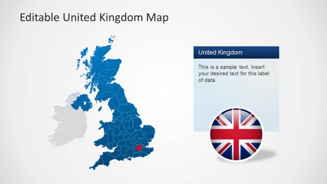 Editable UK Map for PowerPoint