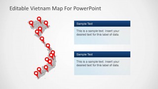 Vietnam PowerPoint Map Template