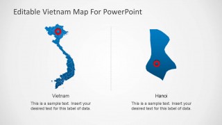 Vietnam PowerPoint Map Shapes