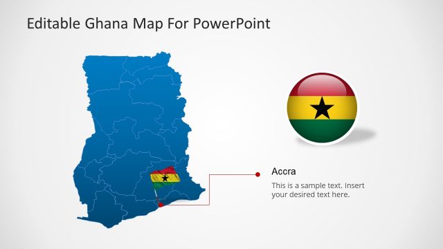 Ghana Map Editable PowerPoint Template
