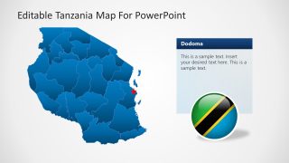 Editable Tanzania PowerPoint Map Outline