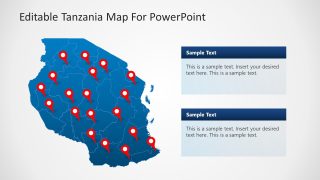 Tanzania PowerPoint Map