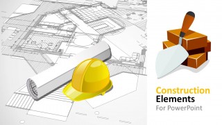 Construction Elements PowerPoint Shapes