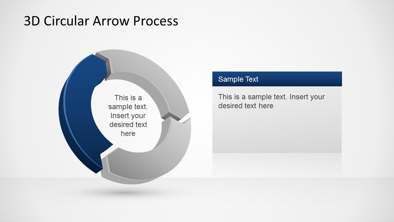 3d Circular Arrow Process Diagrams For Powerpoint Slidemodel 2474