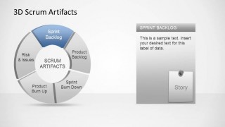 3D Agile Scrum Artifacts PowerPoint Diagram Sprint Backlog