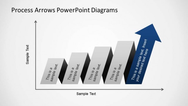 PowerPoint Diagram Axis Process Arrows