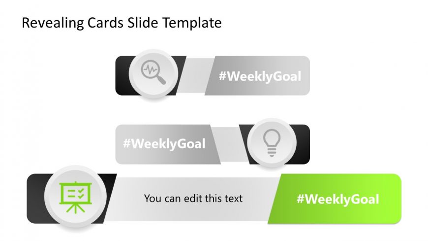 Infographic Revealing Cards Template for PPT