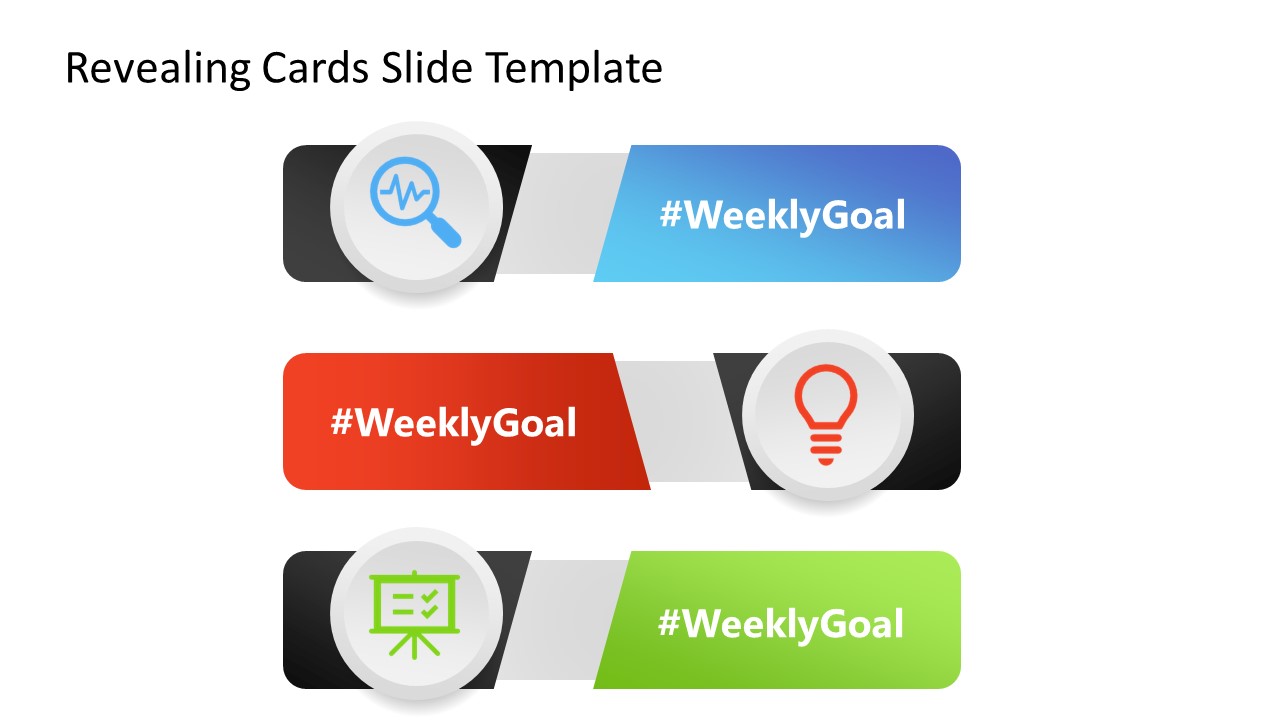 Editable Revealing Cards Template for PowerPoint