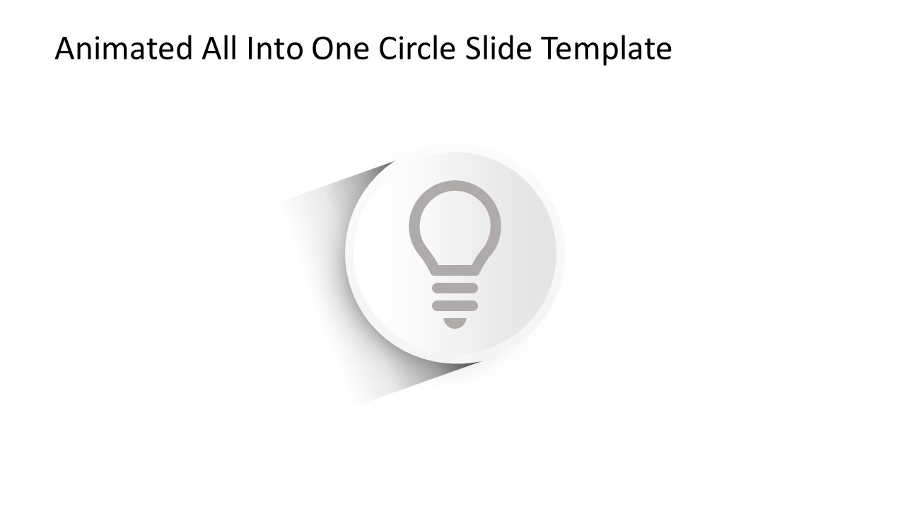 All Into One Circle Animated PPT Design for Presentation