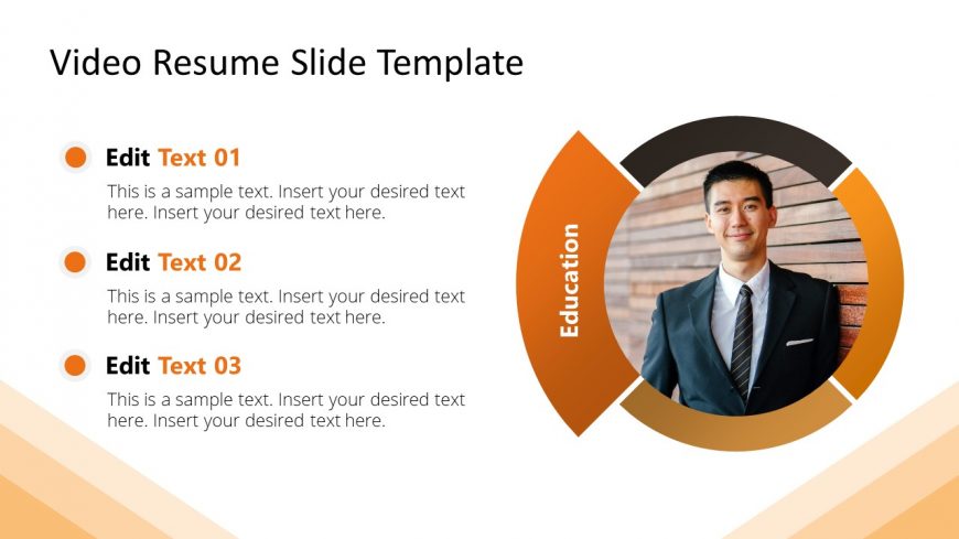 PowerPoint Template Slide for Education Background Presentation