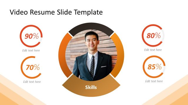 Skills Presentation Slide for Resume Template