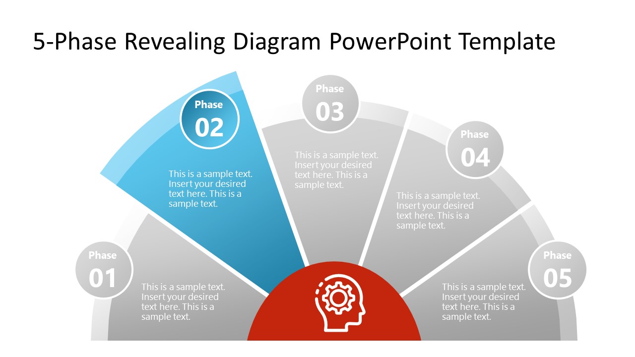 Multi-Segment Revealing Diagram for PowerPoint