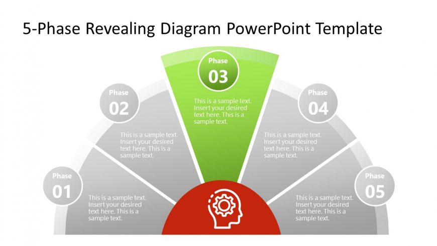 PowerPoint Template for Semi Circle Revealing Infographic