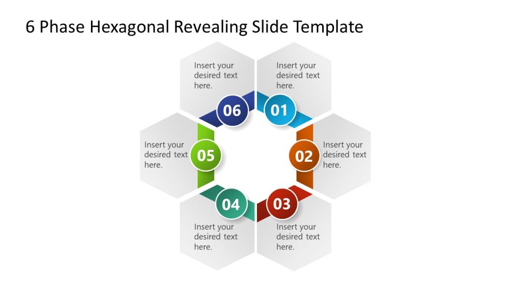 6 Phase Hexagonal Revealing Presentation Slide - SlideModel