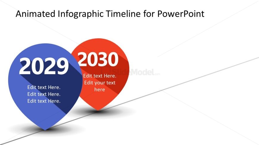 Customizable Animated Infographic Timeline PPT Template 