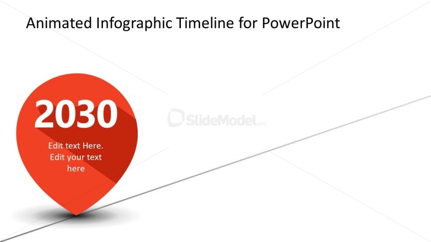 Animated Infographic Timeline PowerPoint Template for Presentation