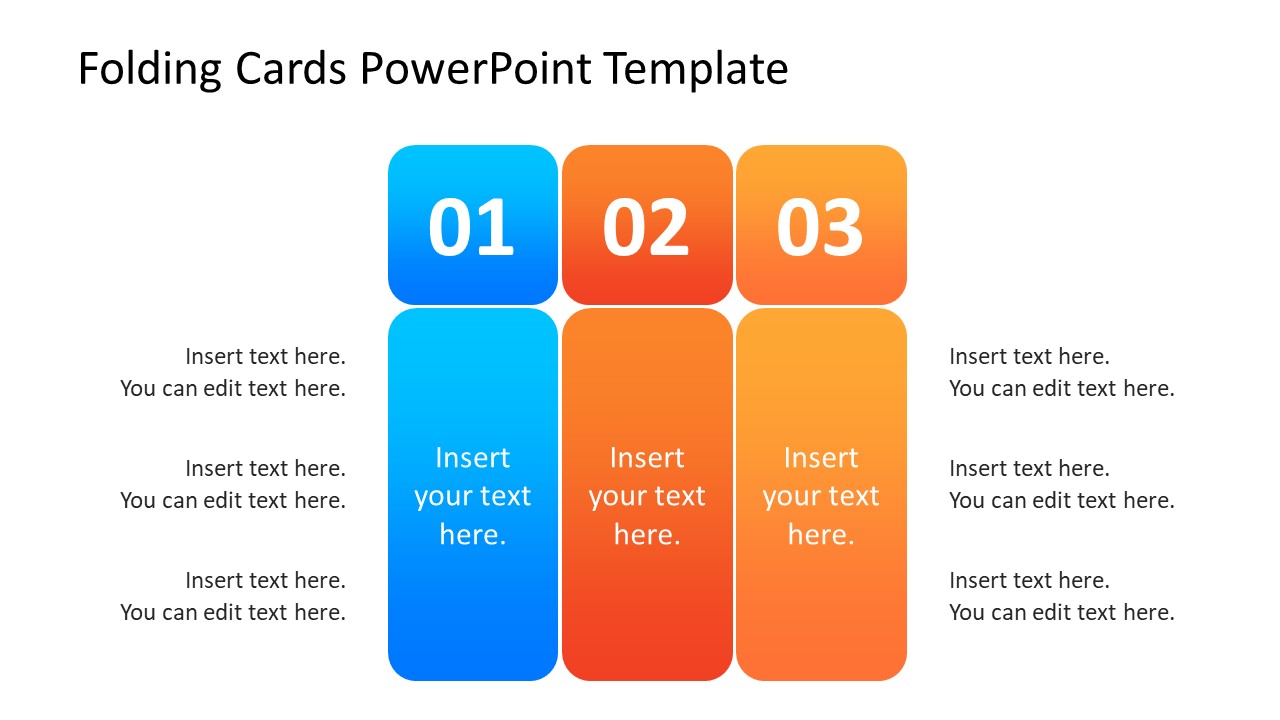 Folding Cards PowerPoint Template
