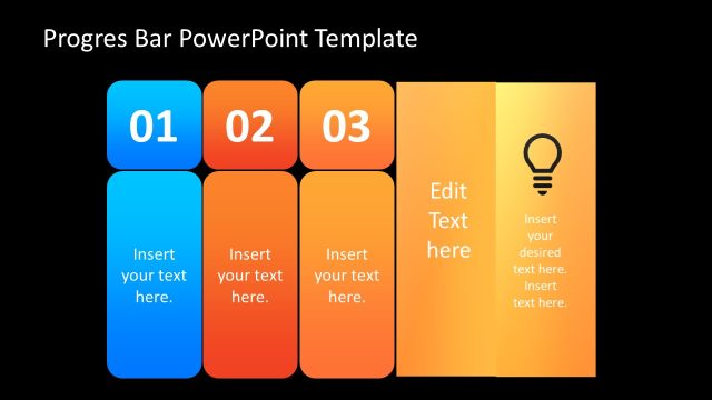 Progress Bar PowerPoint Template Slide