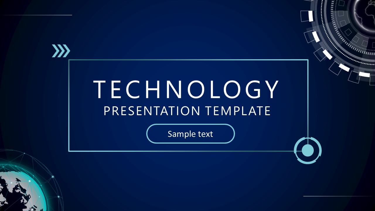 Technology Presentation Template 