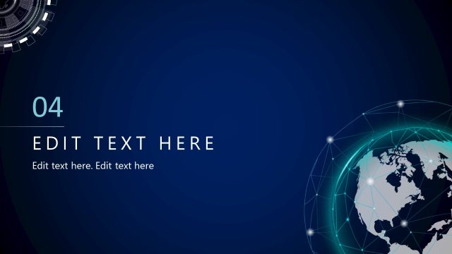 Editable Technology Presentation PowerPoint Slide