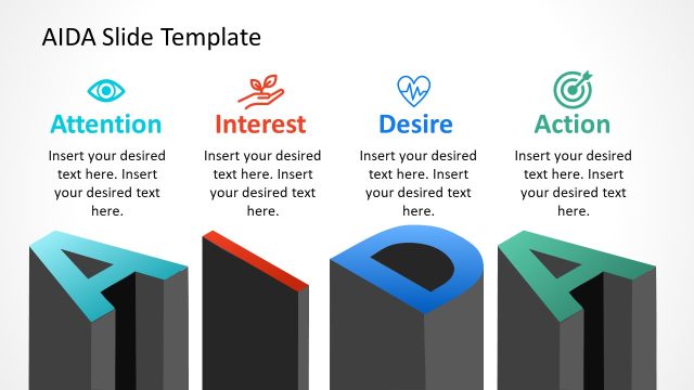 Animated AIDA Template for Presentation