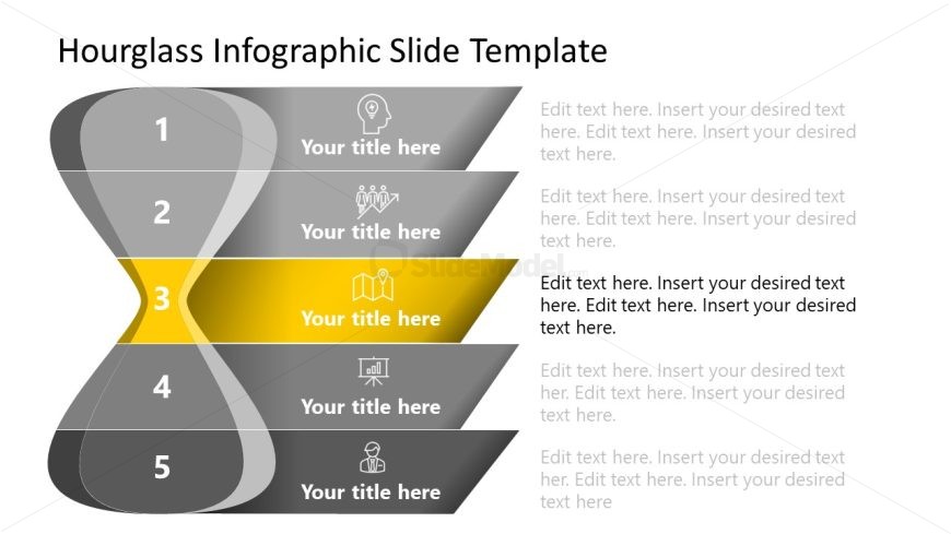 Hourglass Infographic Template Slide