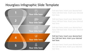 Hourglass Infographic Slide Template 