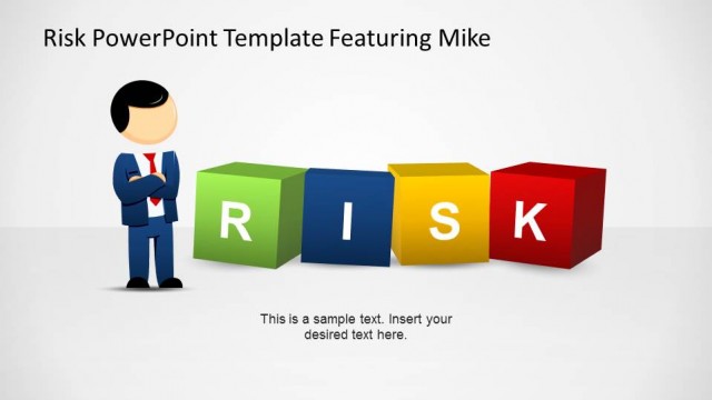 Risk PowerPoint Template Featuring Mike