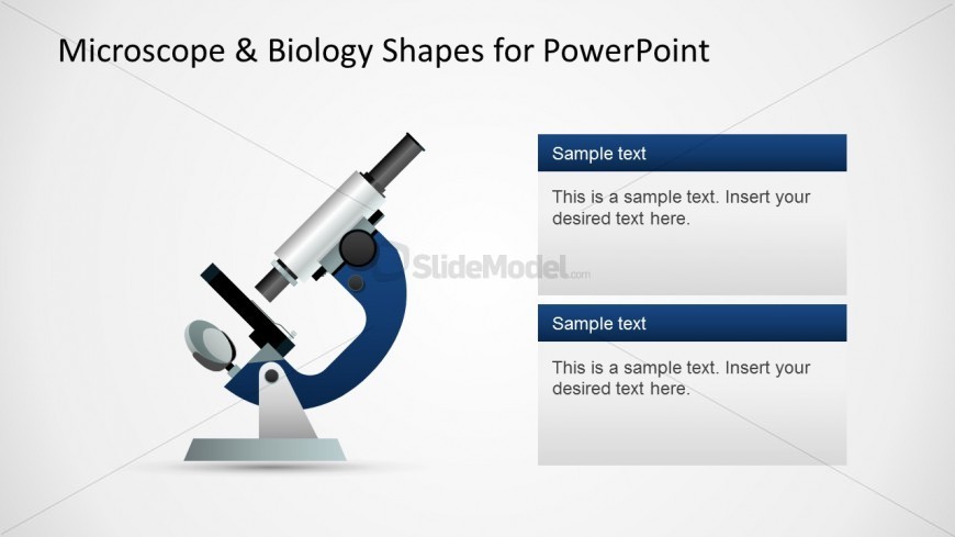 Microscope Illustration for PowerPoint