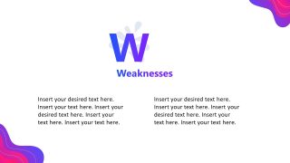 Customizable Animated SWOT Layout Template with Minimal Layout 