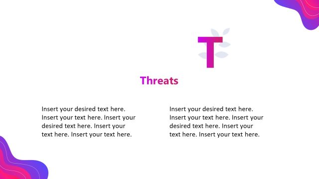 Threats Discussion – Animated SWOT Template