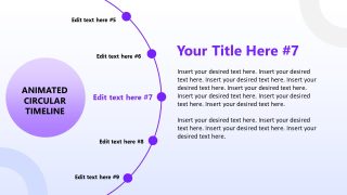 Point 7 Discussion Slide - Animated Circular Timeline Template 