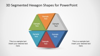 Hexagonal puzzle shapes for PowerPoint