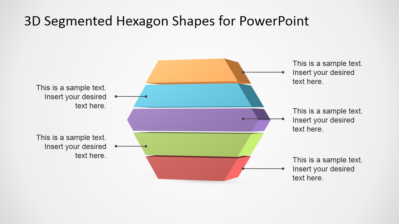 Hexagonal Segmented PowerPoint Diagram